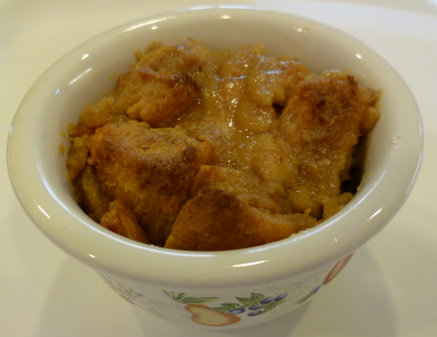 Banana-Apple Bread Pudding