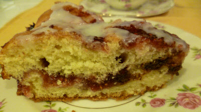 Rspberry Coffee Cake with Chocolate 2